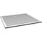 Ekena Millwork Vertical Surface Mount PVC Gable Vnt: Non-Functional, w/2"W x 1-1/2"H, Brickmould Frame, 40"W x 36"H GVPVE40X3602SN - alternate 4